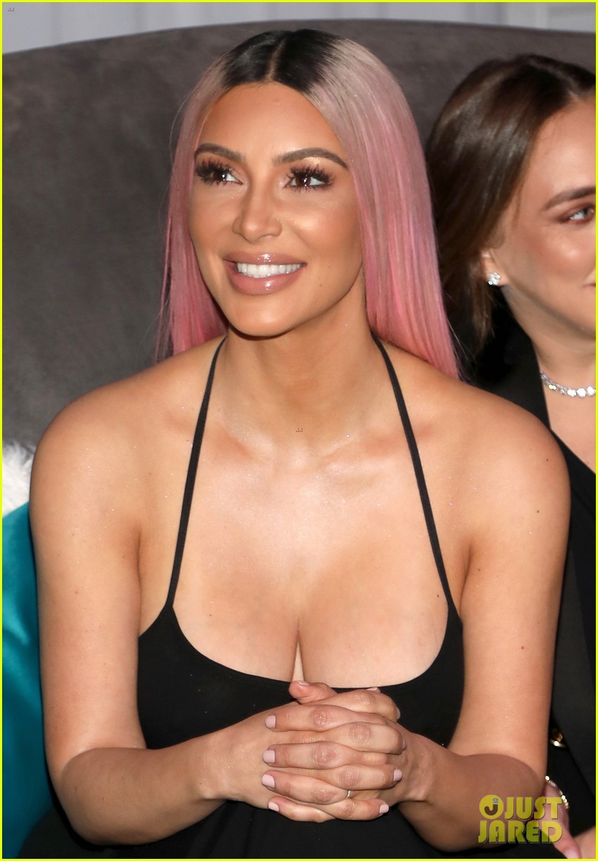 Kim Kardashian Looks Glam at Music Release Party in Hollywood