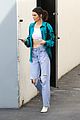 kendall jenner flaunts abs in high waisted jeans crop top 05