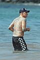 mark mcgrath goes shirtless at the beach for his 50th birthday 01