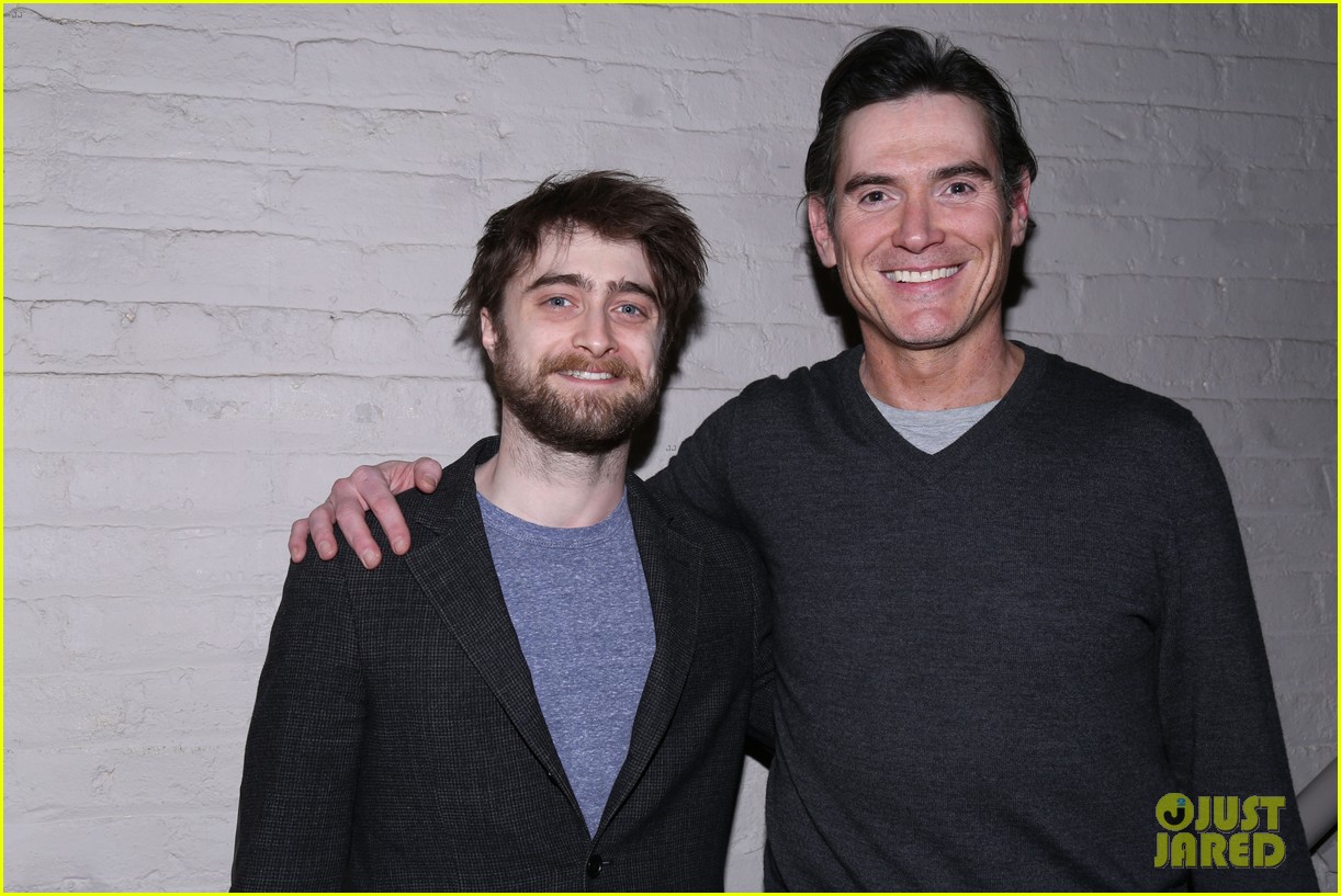 daniel radcliffe supports billy crudup at harry clarke broadway show 014057531
