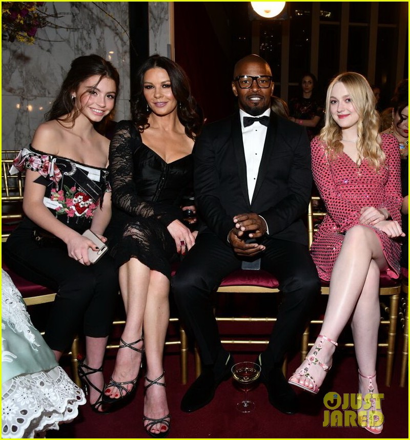 Catherine Zeta Jones Brings Daughter Carys to Dolce&Gabbana Fashion