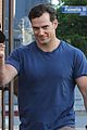 henry cavill shows off buff biceps taking his dog for a walk 02