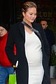 chrissy teigen shows off baby bump in nyc 06