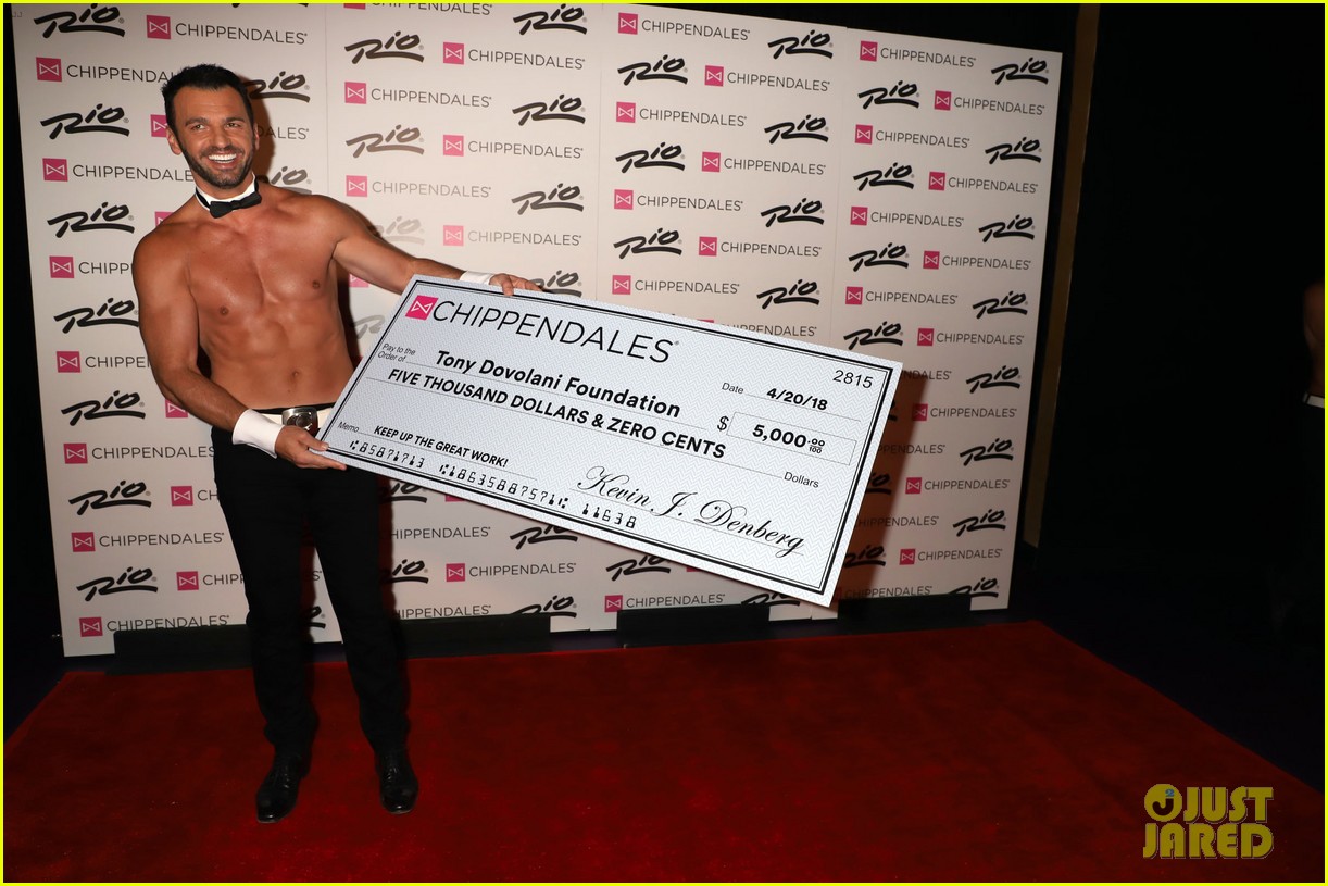 DWTS' Tony Dovolani Strips Down for His Chippendales Debut! Photo