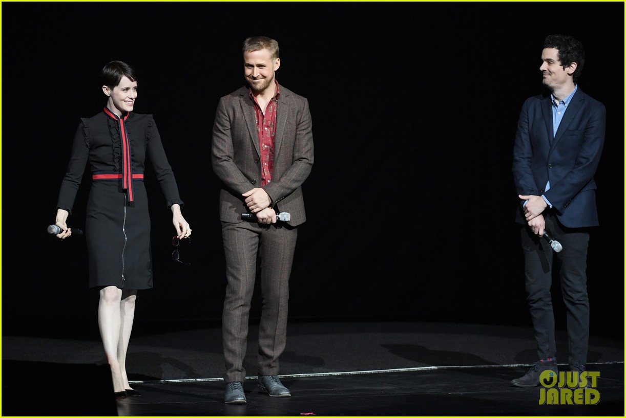 ryan gosling claire foy and damien chazelle talk first man at cinemacon 2018 264072296