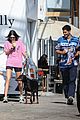 kendall jenner is pretty in pink during coffee run with mystery man 03