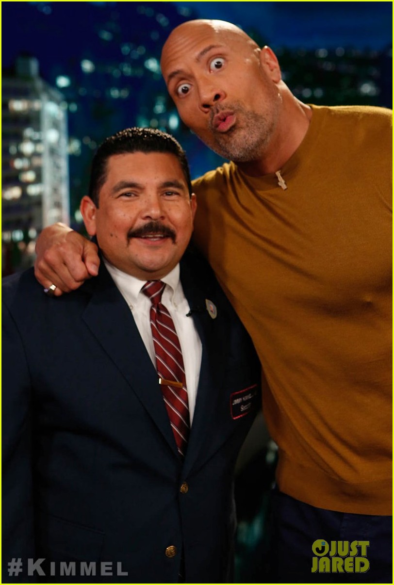 Dwayne Johnson Tells Jimmy Kimmel He Wants Him To Be Girlfriend's Doula
