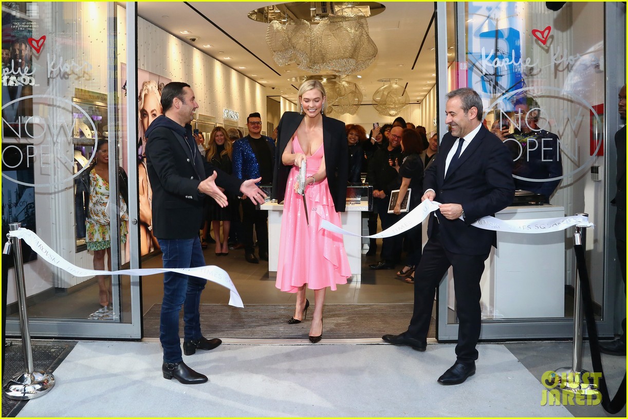 karlie kloss celebrates swarovski new store opening in nyc 104063810