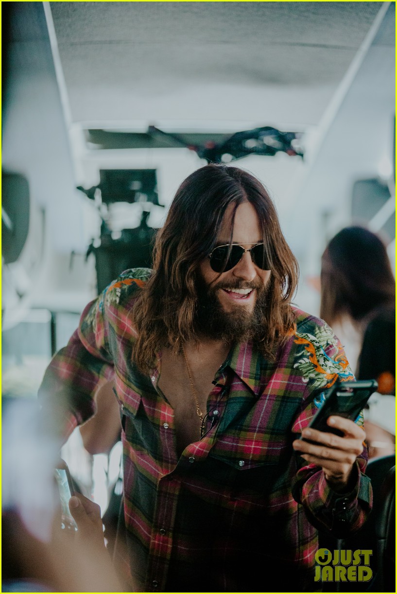 jared leto hits texas motor speedway during cross country mars across america journey 154060316