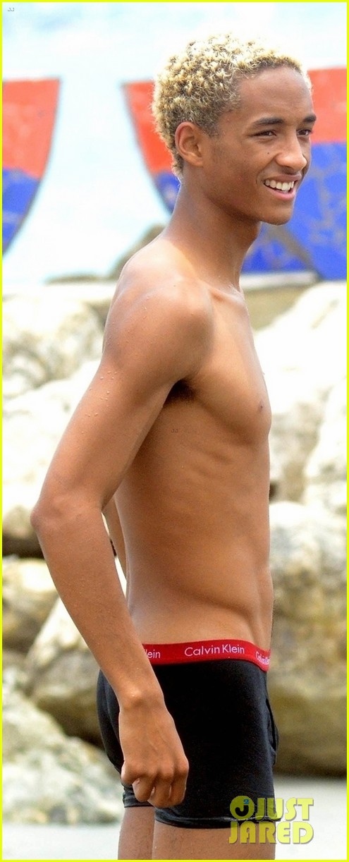 jaden smith wears his underwear while filming music video on the beach in colombia 064072247