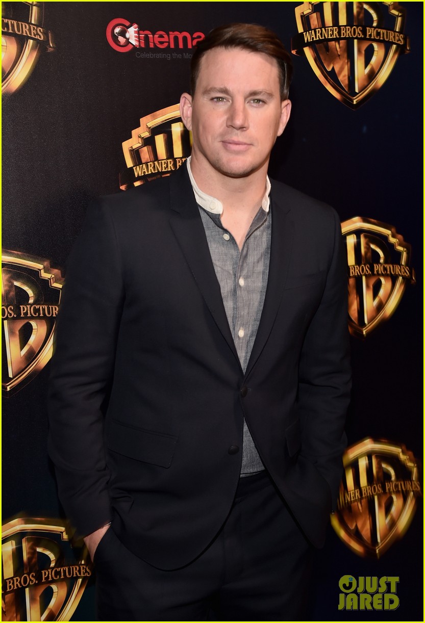 channing tatum makes first red carpet since announcing split cinemacon 024071955