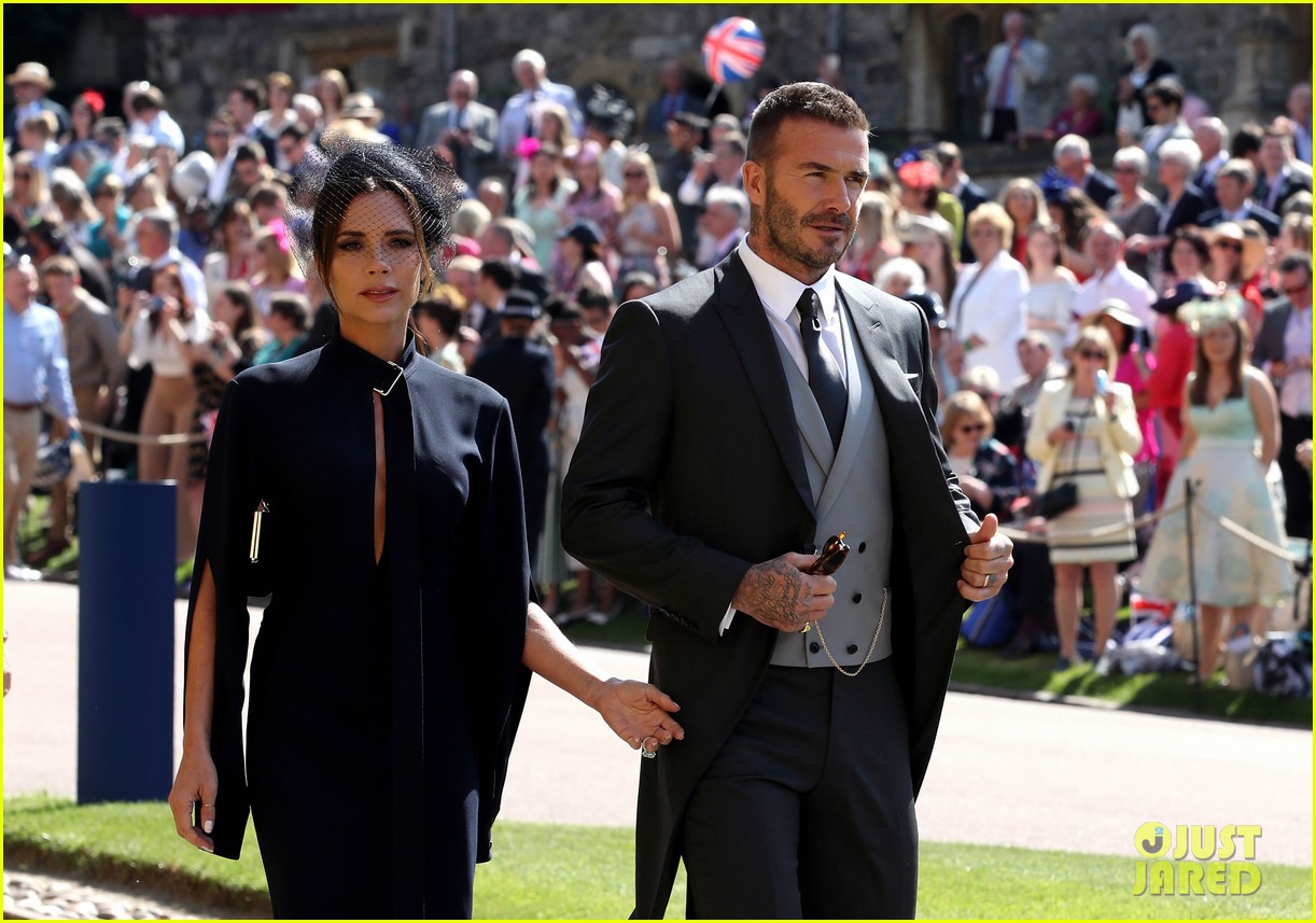David & Victoria Beckham Attend Their Second Royal Wedding! Photo(01)