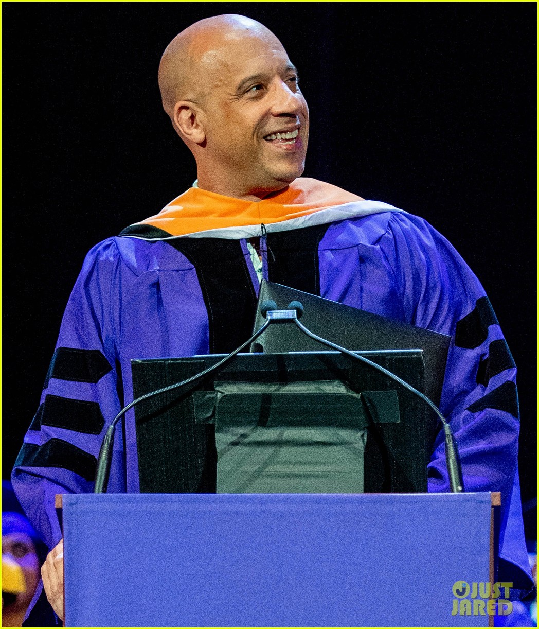 vin diesel gets honored with phd from hunters college 30 years after dropping out 044093333