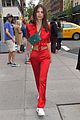 emily ratajkowski red outfit may 2018 nyc 04