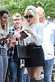 lady gaga greets fans during another day at the studio 02