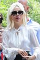 lady gaga greets fans during another day at the studio 04