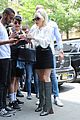 lady gaga greets fans during another day at the studio 17