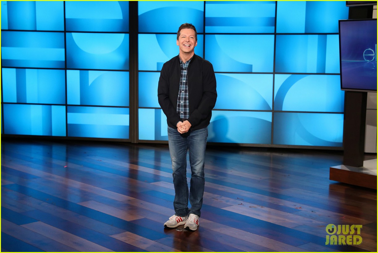 sean hayes kicks off his ellen host takeover with an amazing dance number 124092851