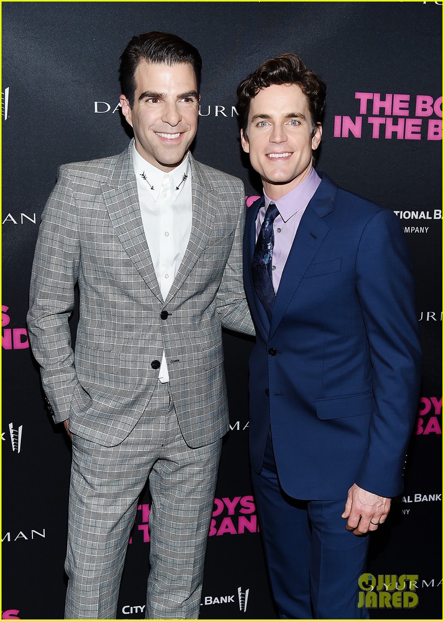 matt bomer zachary quinto jim parsons the boys in the band opening night 254093185