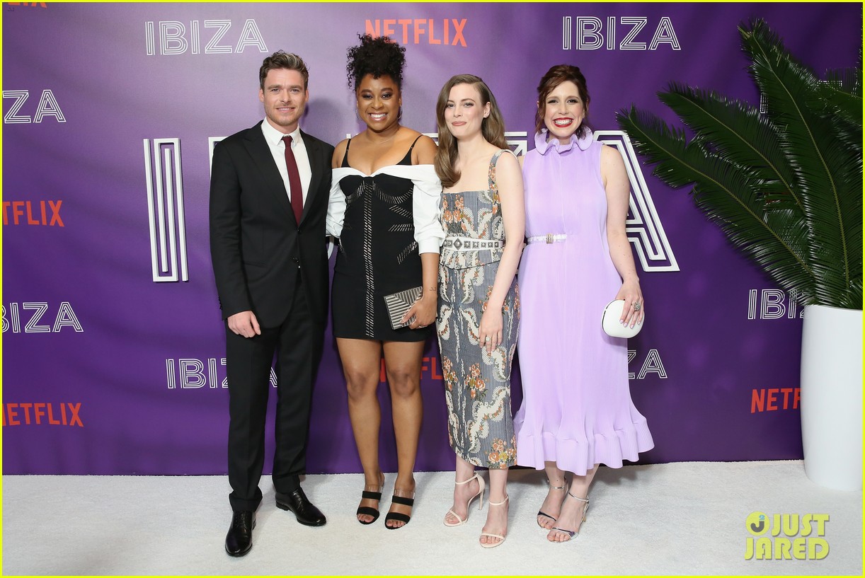 amy schumer supports gillian jacobs and vanessa bayer at netflixs ibiza premiere 264088842