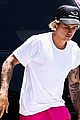 justin bieber shows off his tattoo sleeves while arriving at miami hotel 06