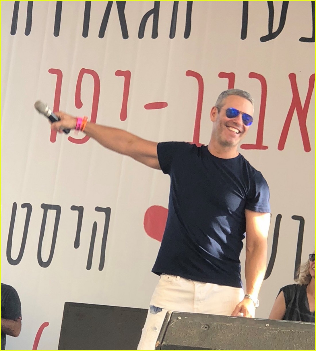andy cohen celebrates lgbtq rights at tel aviv pride parade 054097968