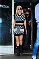 lady gaga rocks chic checkered look for night out christian carino 05