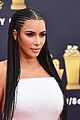 kim kardashian braids her hair for mtv tv movie awards 01