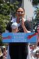 chrissy teigen brings son miles to families belong together march 03