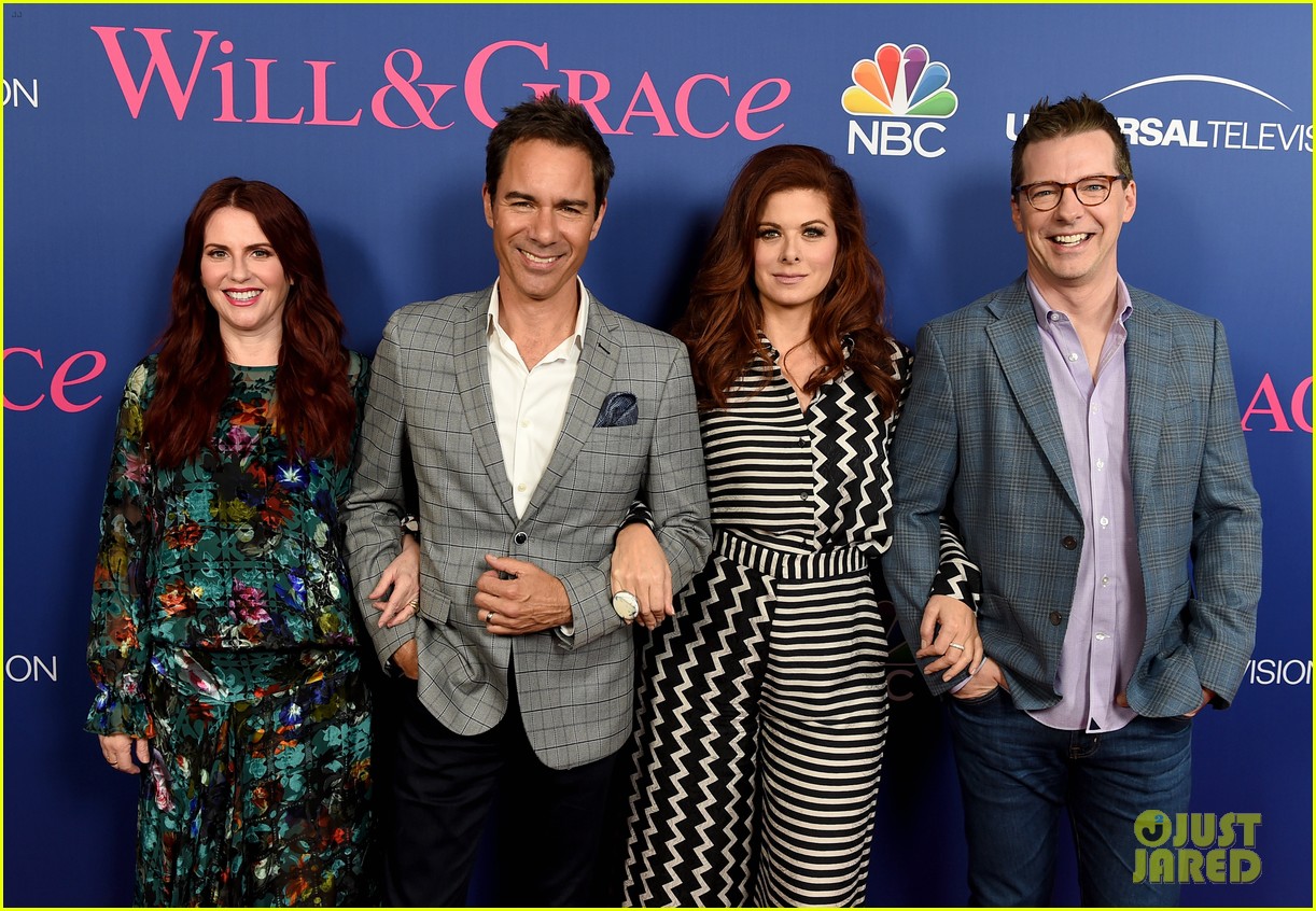 erick mccormack debra messing step out for will grace fyc event 12