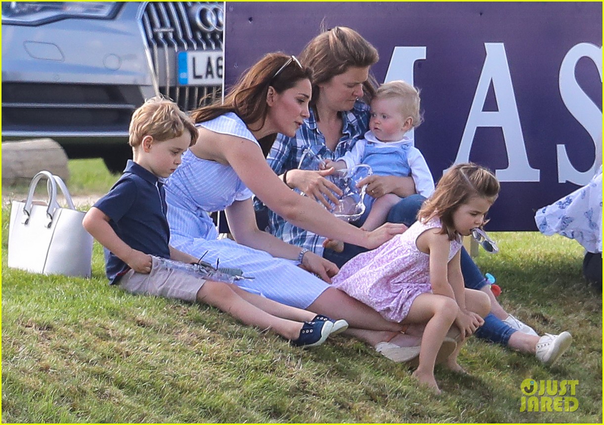 prince william plays polo family watches 104098640