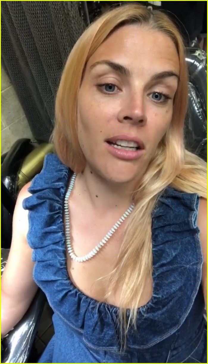 Busy Philipps Gets First Tattoo See What It Says! Photo 4112828