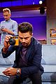 dominic cooper james corden test their friendship with shock therapy late late show 03
