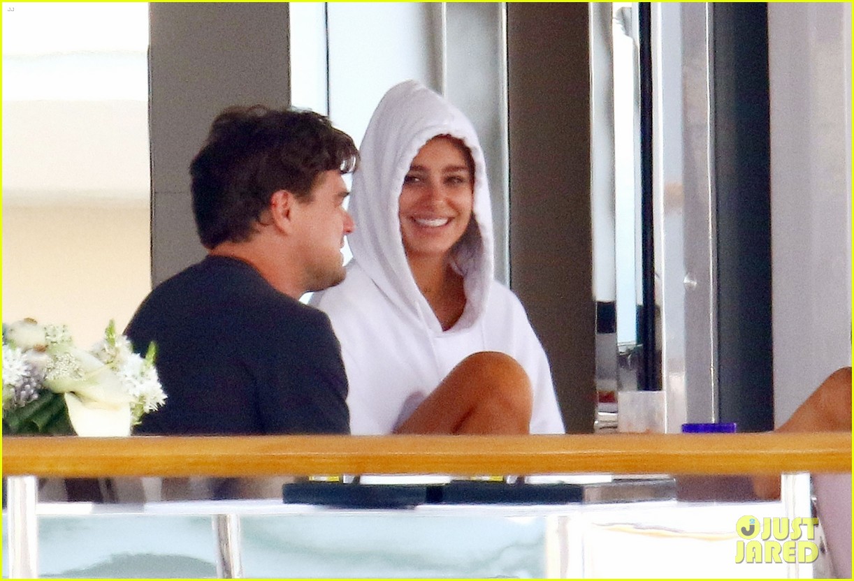 leonardo dicaprio relaxes on a yacht with camila morrone 164123200