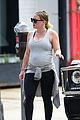 pregnant hilary duff gym workout 01