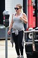 pregnant hilary duff gym workout 14