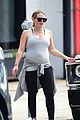pregnant hilary duff gym workout 21