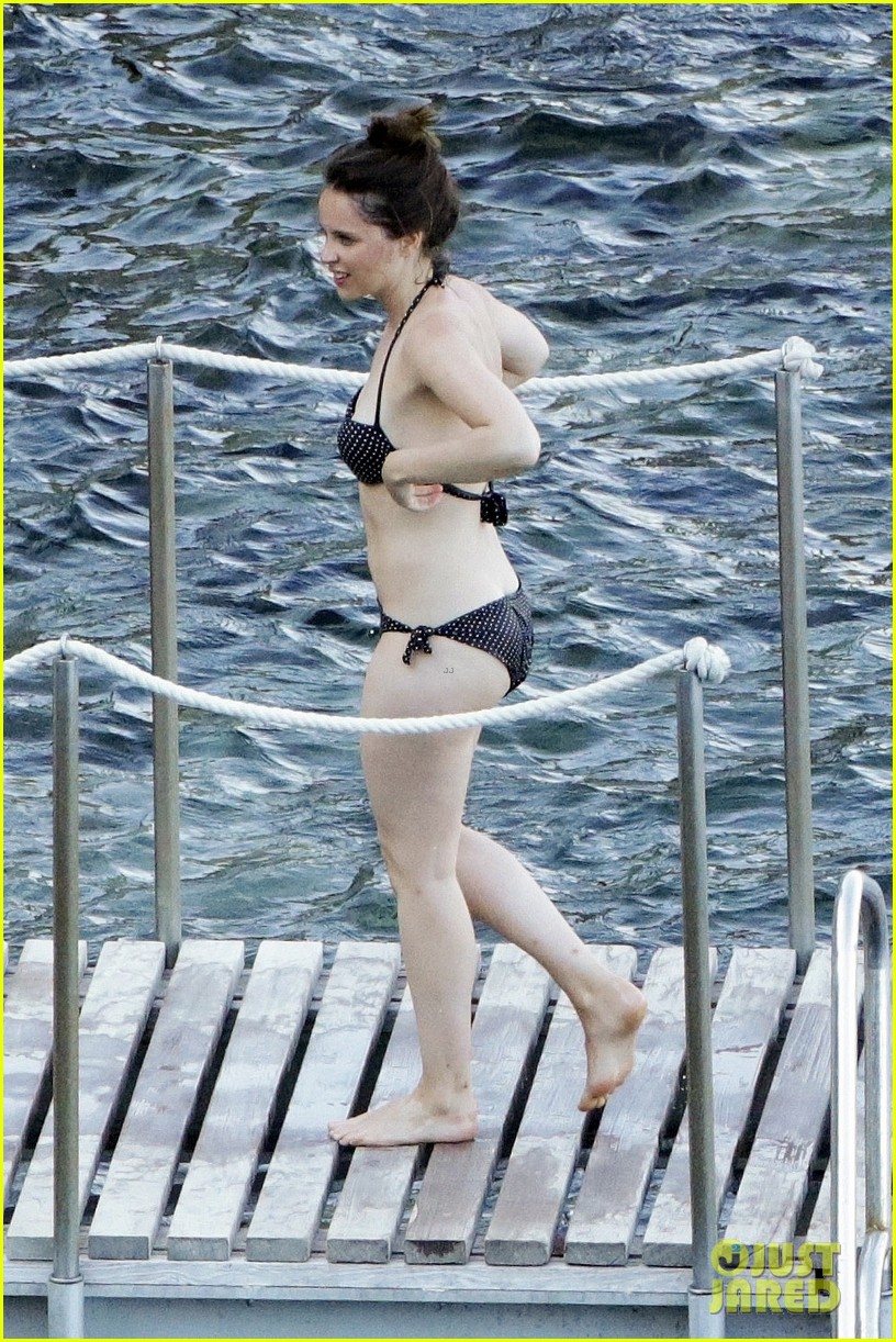 Felicity jones in a bikini