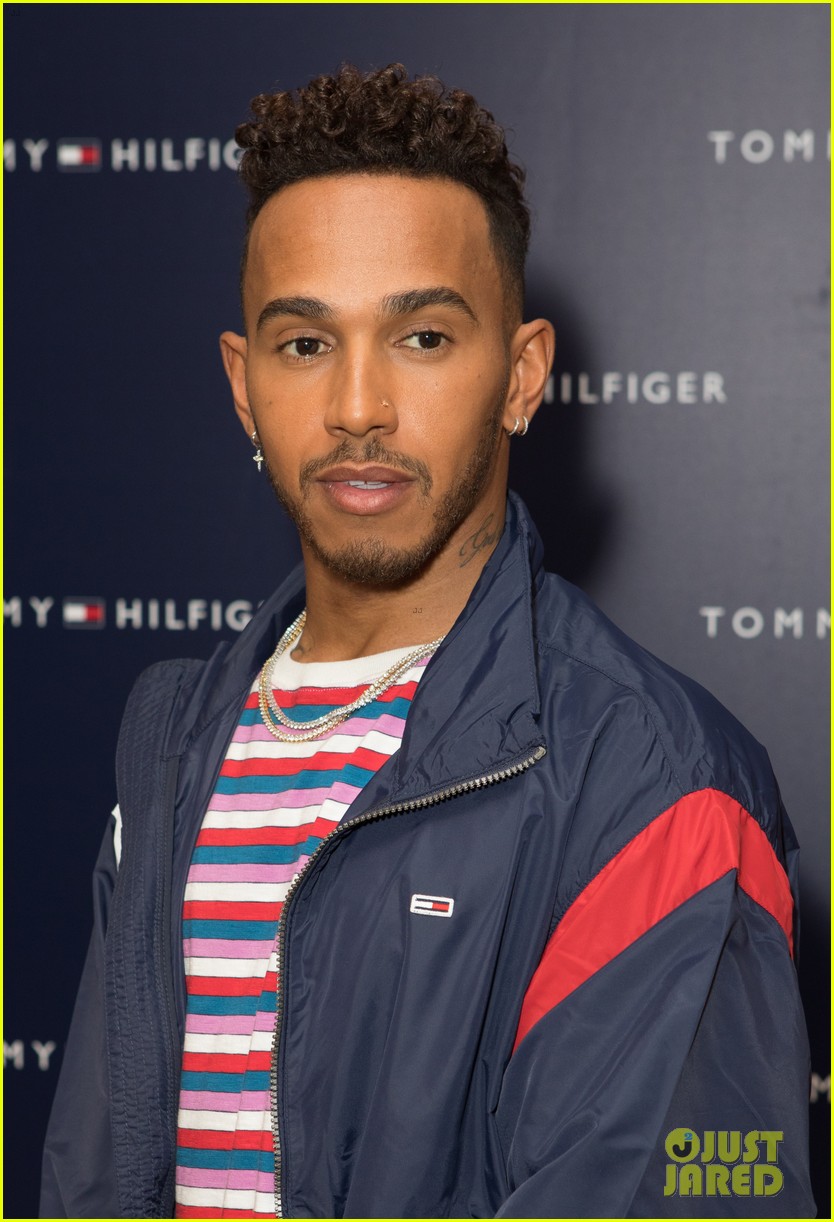lewis hamilton hosts tommy hilfiger launch in london 034112894
