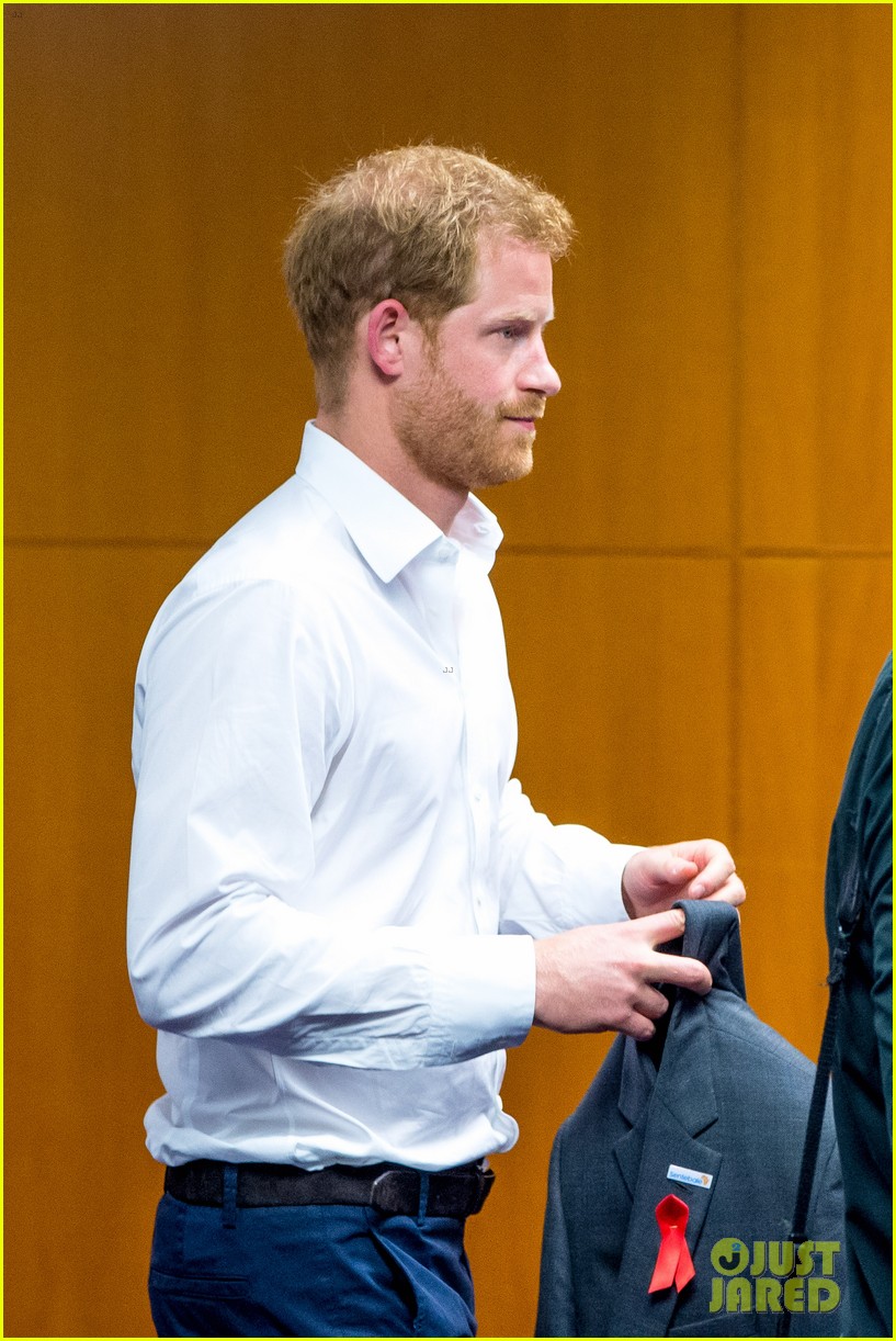prince harry steps out solo for aids conference in amsterdam 124119181