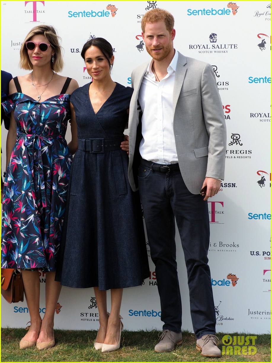 Duchess Meghan Markle Makes Surprise Appearance to Watch Polo with