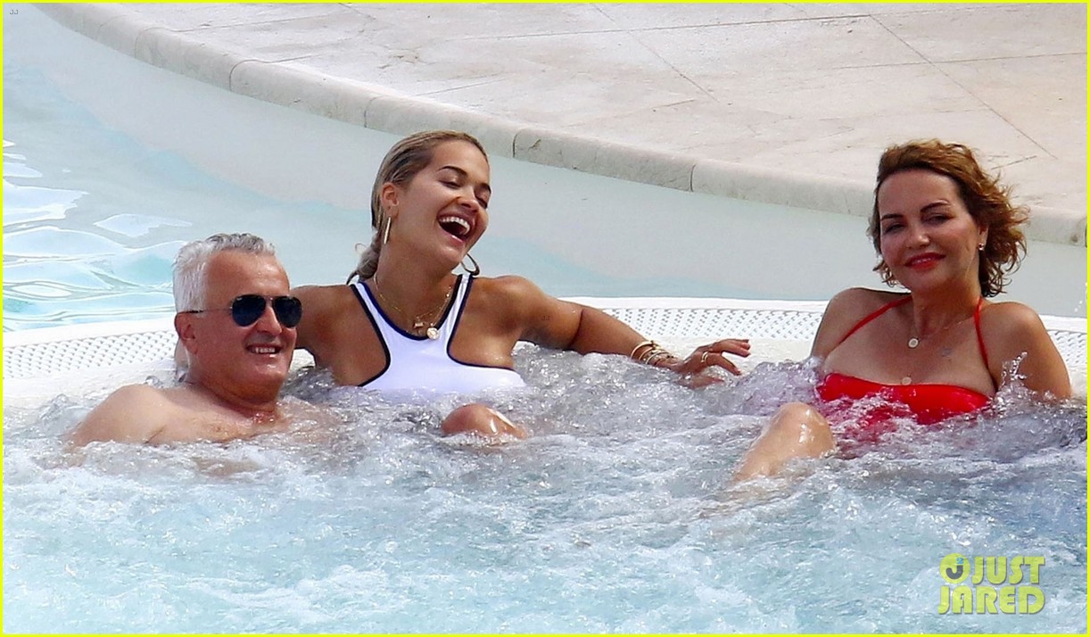 rita ora relaxes in a bikini by the pool in france 124111125