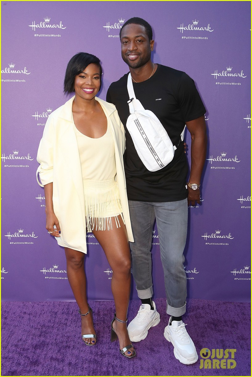 gabrielle union dwyane wade host hallmarks put it into words launch party 204123092