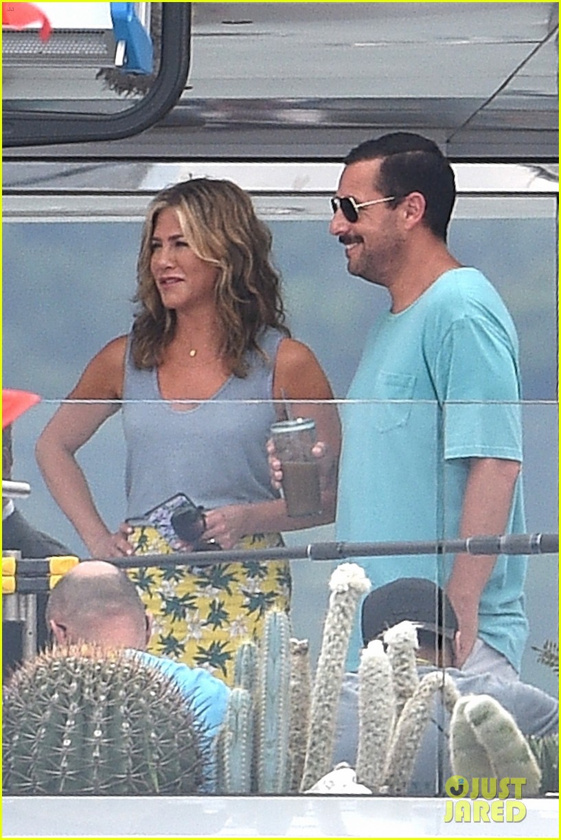 Jennifer Aniston, Adam Sandler, & Luke Evans Film 'Murder Mystery' On a