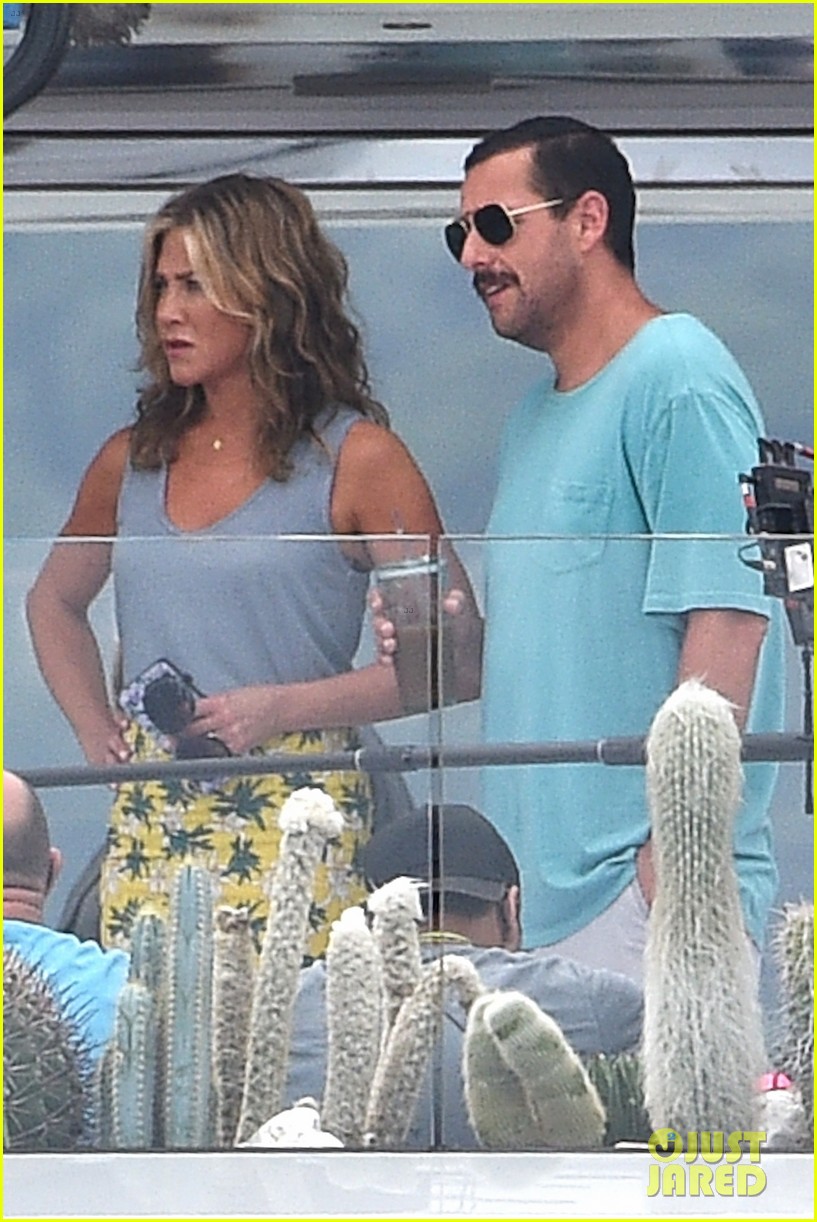 Jennifer Aniston, Adam Sandler, & Luke Evans Film 'Murder Mystery' On a