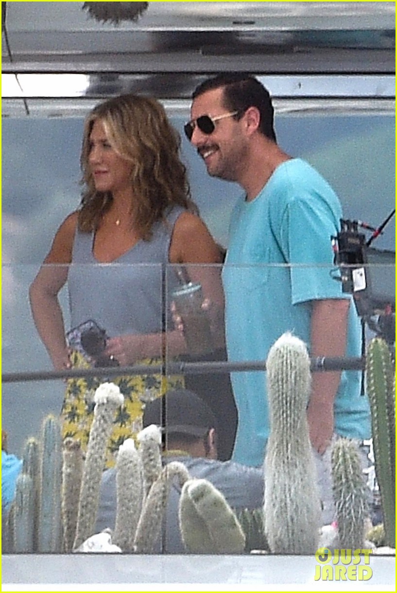 Jennifer Aniston, Adam Sandler, & Luke Evans Film 'Murder Mystery' On a