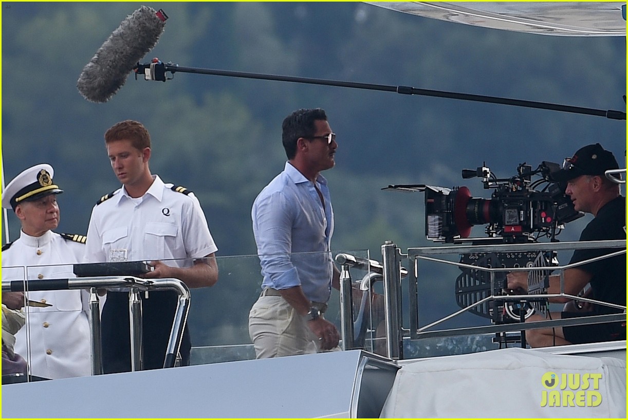 Jennifer Aniston, Adam Sandler, & Luke Evans Film 'Murder Mystery' On a