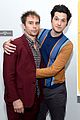 ben schwartz sam rockwell step out to promote blue iguana in nyc 04