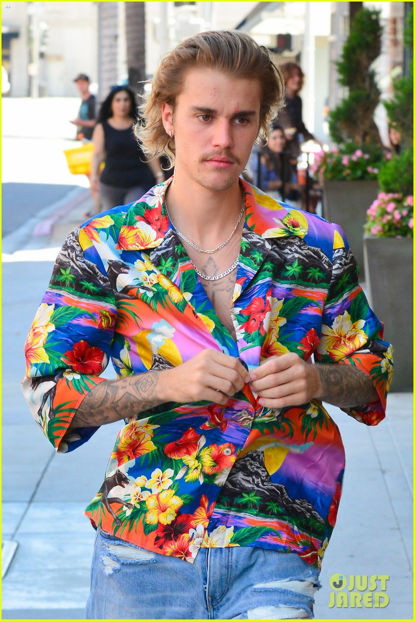 justin bieber hailey baldwin make one colorful couple in beverly hills 134136806