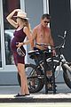 josh brolin goes shirtless for bike ride with pregnant wife kathryn boyd 05